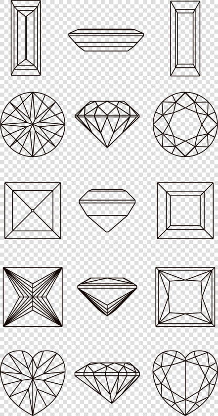 Line Diamond Drawing Illustration Free Transparent   Diamond Illustration  HD Png DownloadTransparent PNG