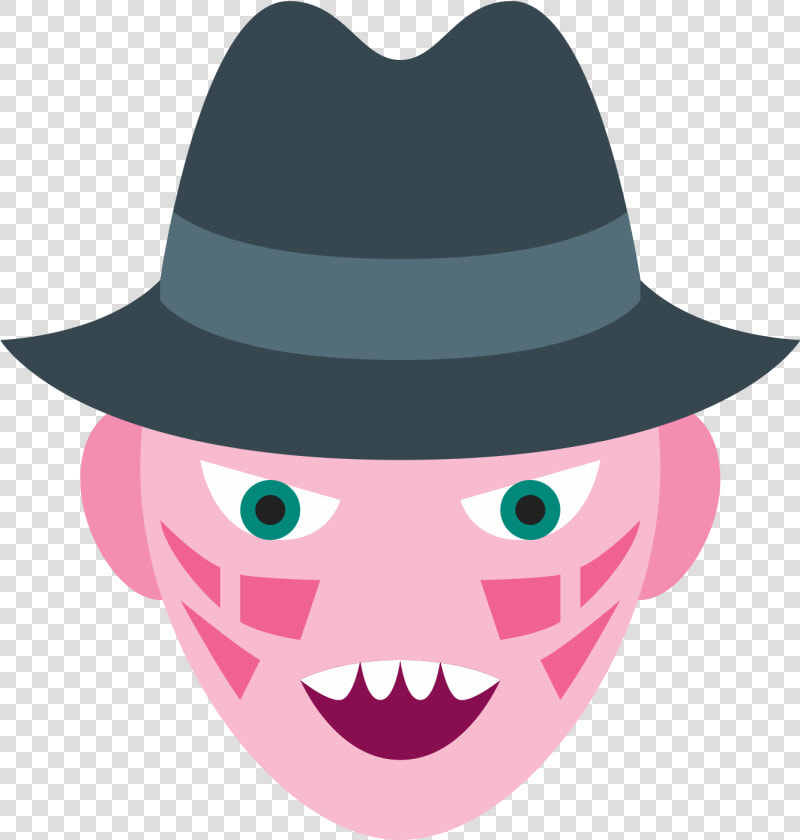 Devil Terminator Scream Beetlejuice Jason Saw Jack   Freddy Krueger Sombrero Dibujo  HD Png DownloadTransparent PNG