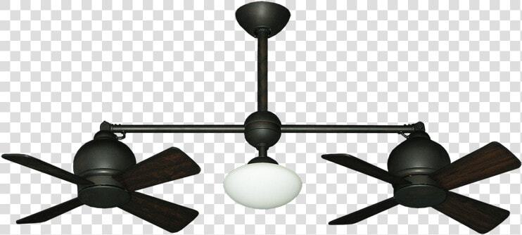 Metropolitan Contemporary Double Ceiling Fan Oil Rubbed   Ceiling Fan  HD Png DownloadTransparent PNG