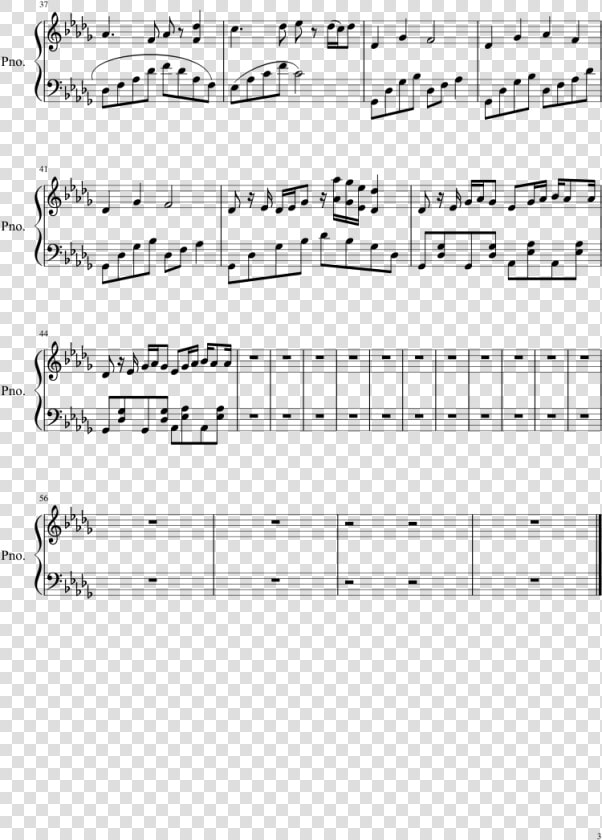 Fortune Cookie Sheet Music 3 Of 3 Pages   Intermission Blur Sheet Music  HD Png DownloadTransparent PNG