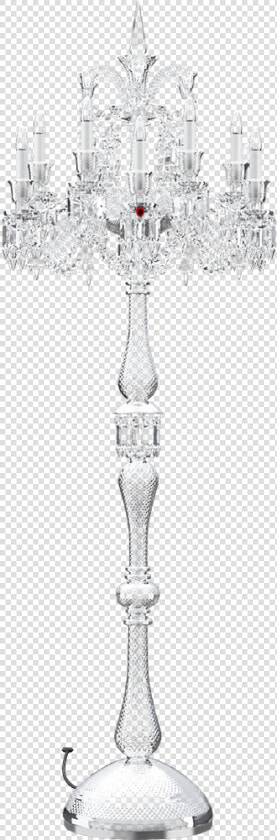 Zenith 12l Candelabra   Baccarat Zenith Floor Candelabra  HD Png DownloadTransparent PNG