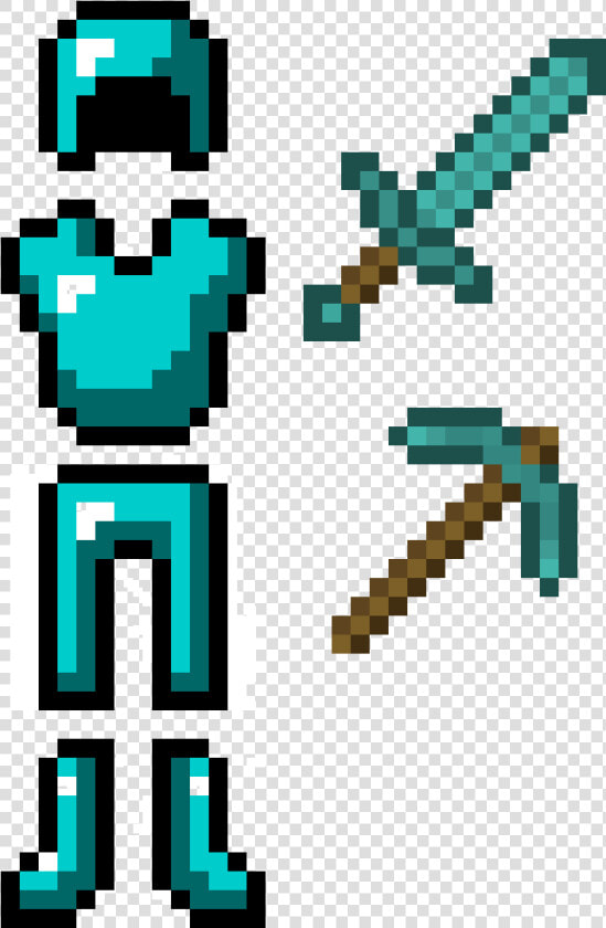 Minecraft Diamond Sword   Png Download   Minecraft Diamond Armor Png  Transparent PngTransparent PNG