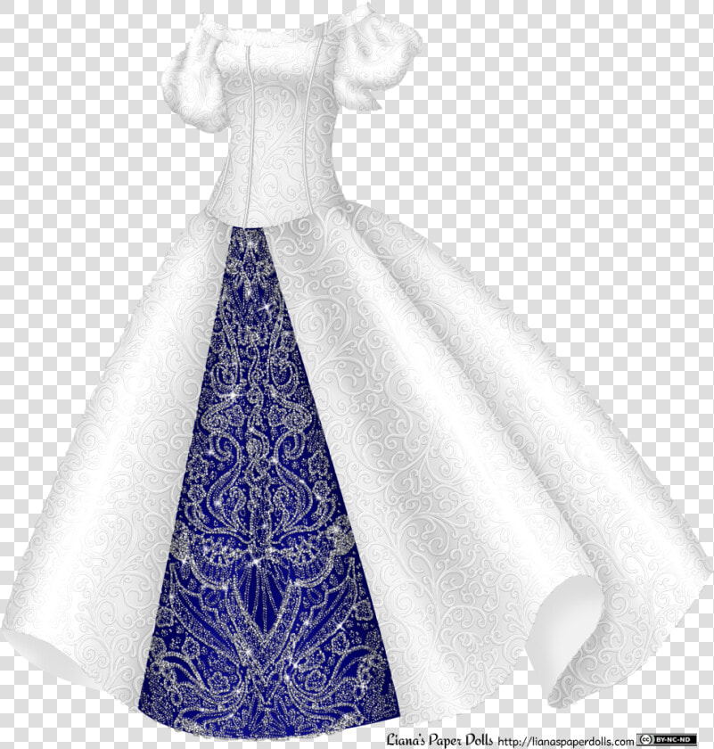 A Silvery White Gown With A Delicate  Small Scroll   White Princess Dress Png  Transparent PngTransparent PNG