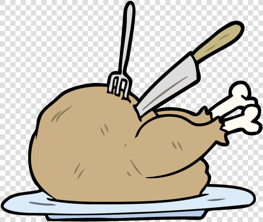 Turkey Is One Of The Top 7 Foods For A Healthy Brain   Carving Turkey Cartoon  HD Png DownloadTransparent PNG