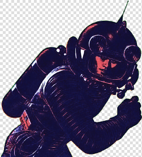 Retro Futurism Space Man  HD Png DownloadTransparent PNG