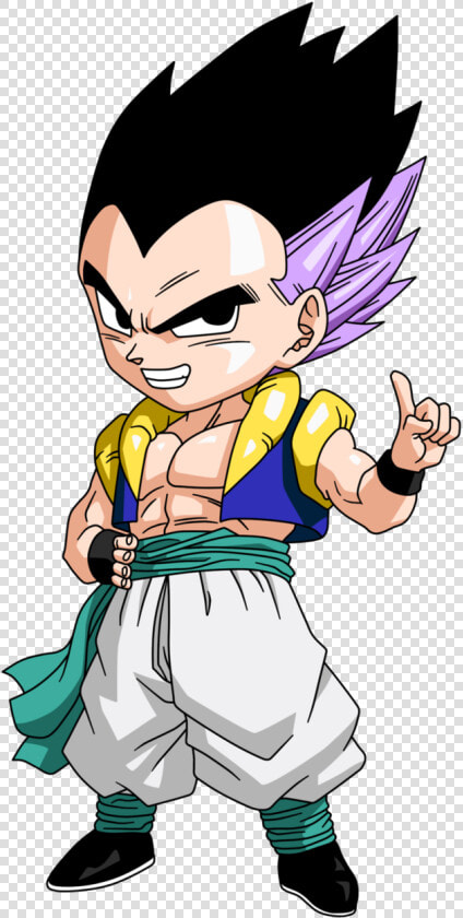 Personajes Chibi De Dragon Ball Gotenks V Dragon   Chibi Dragon Ball Gotenks  HD Png DownloadTransparent PNG