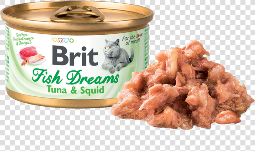 Brit Fish Dreams Tuna  amp  Squid   Brit Care  HD Png DownloadTransparent PNG