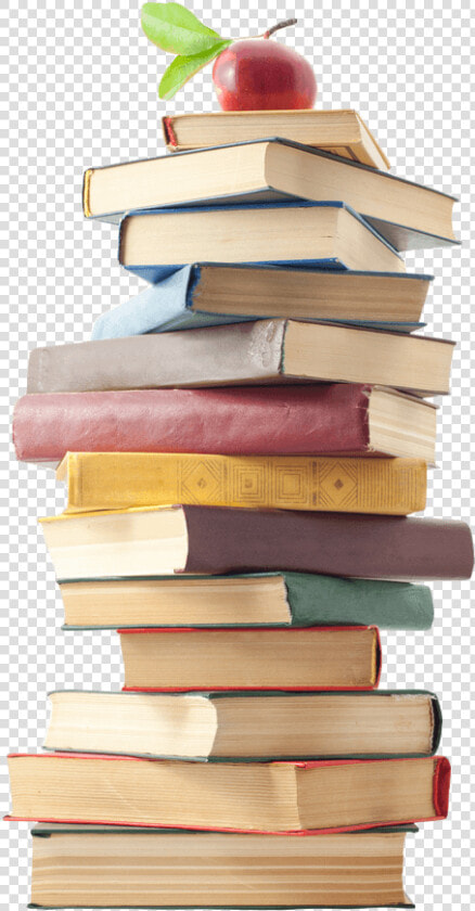 Books And Apples Png   Book Stacks Png Transparent  Png DownloadTransparent PNG