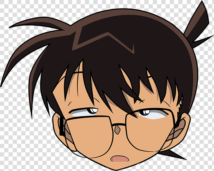  face  conan  icons  freetoedit   Detective Conan Png  Transparent PngTransparent PNG