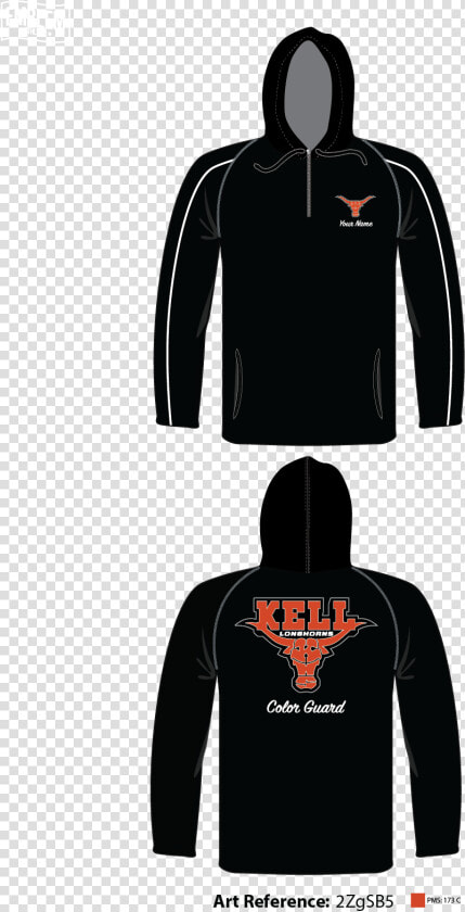 Kell Highschool Color Guard Windbreaker Jacket   Hoodie  HD Png DownloadTransparent PNG