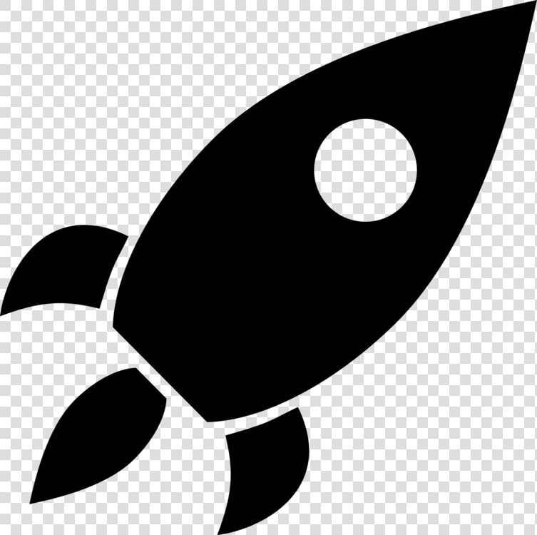 Computer Icons Black And White Rocket Download Encapsulated   Black And White Rocket Clipart  HD Png DownloadTransparent PNG