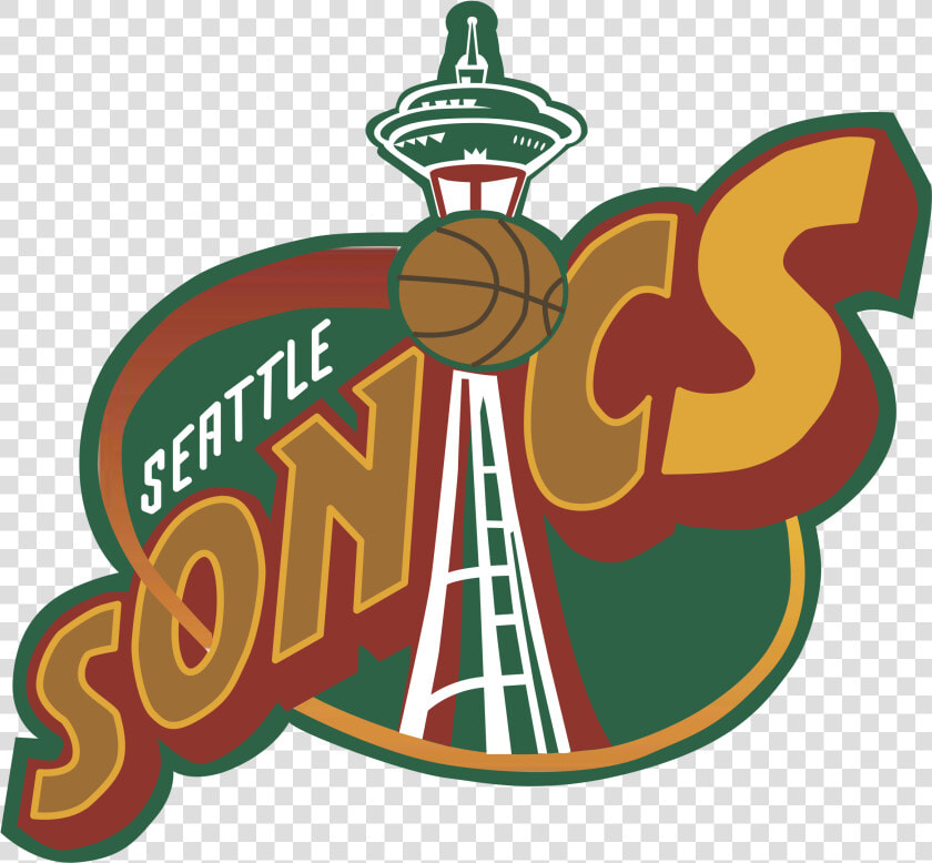 Seattle Vector Cartoon   Supersonics Logo Png  Transparent PngTransparent PNG