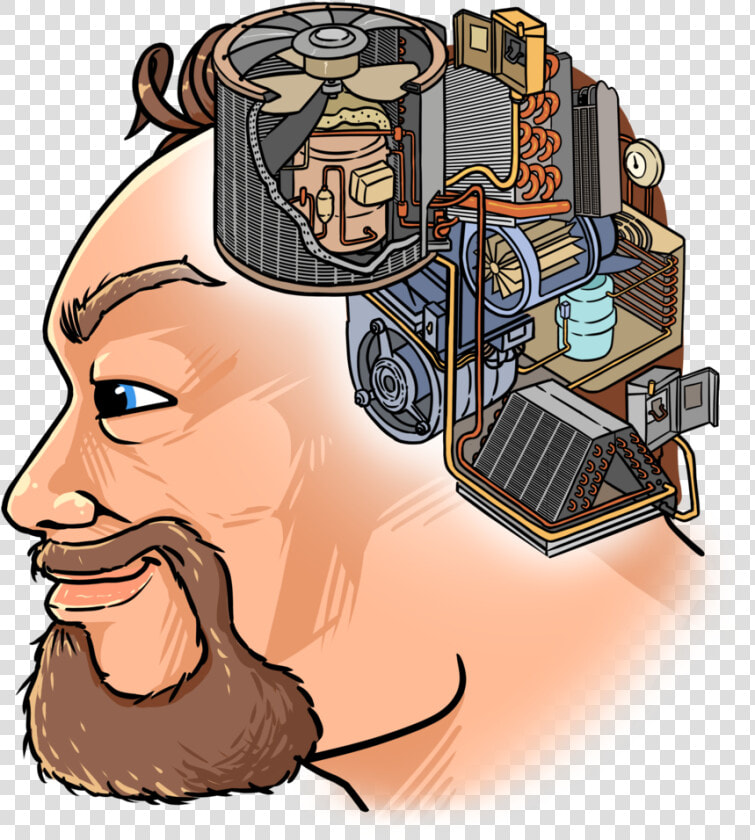 Commercial Service Call From The One  amp  Only Hvac Nerd   Illustration  HD Png DownloadTransparent PNG