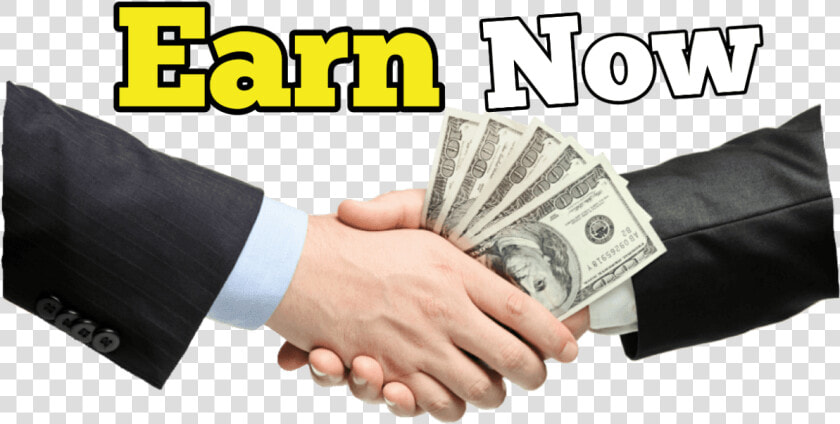 All Earning Tips   Hand Shake With Money  HD Png DownloadTransparent PNG