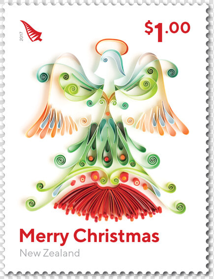 2017 Christmas Postage Stamps  HD Png DownloadTransparent PNG