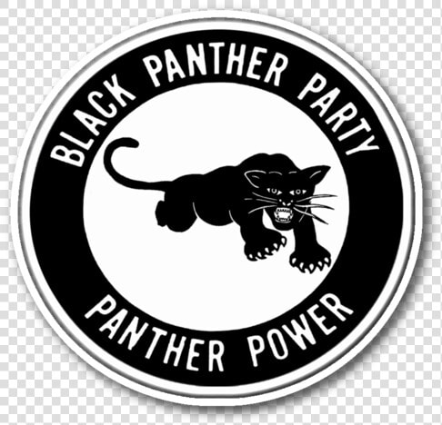 Black Panther Party Sticker   Black Panther Movement Stickers  HD Png DownloadTransparent PNG