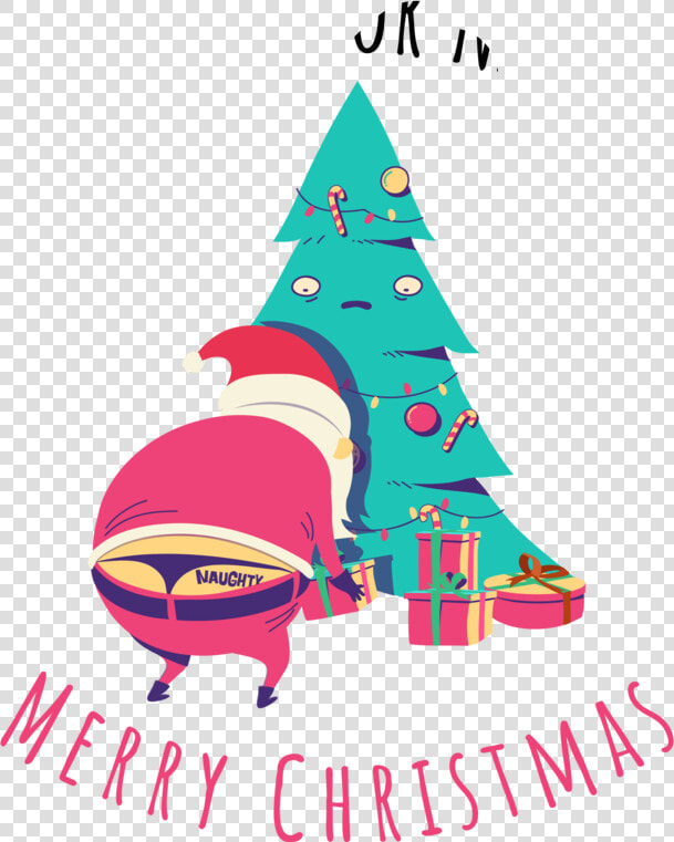  santa  sexy  naughty   Christmas Tree  HD Png DownloadTransparent PNG