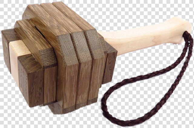 Thor S Hammer   Thors Hammer Wood Puzzle  HD Png DownloadTransparent PNG