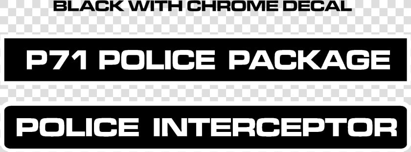 Police Interceptor Decals Logo Black And White   Police Interceptor Logo Png  Transparent PngTransparent PNG