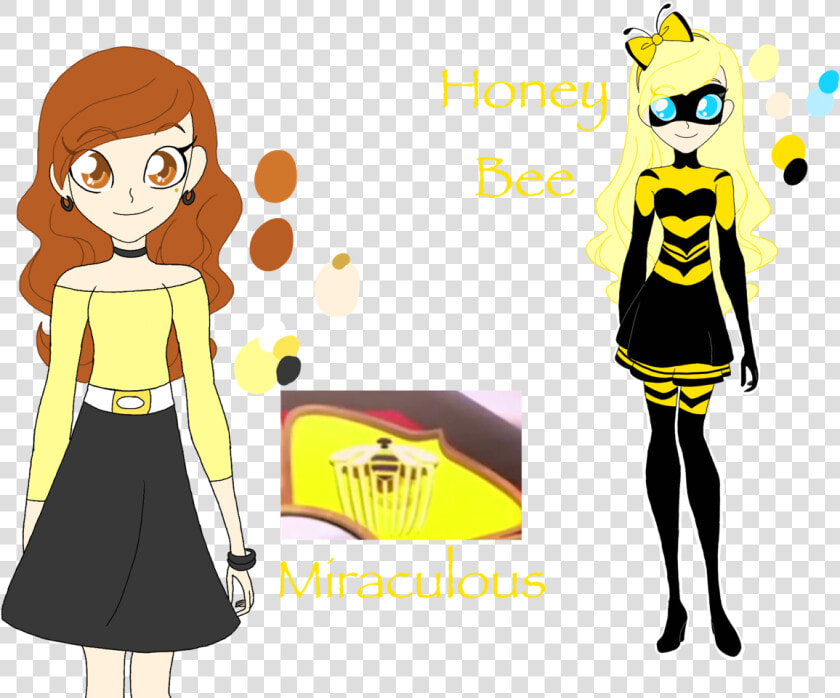 Here Is The New Queen Bee   Named Honey Bee   I Read   Miraculous Honey Bee  HD Png DownloadTransparent PNG