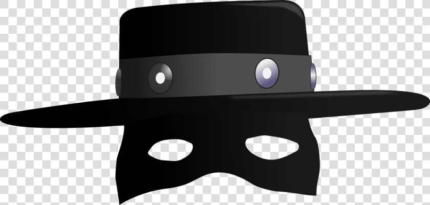 Headgear zorro hat   Zorro Mask Clipart  HD Png DownloadTransparent PNG