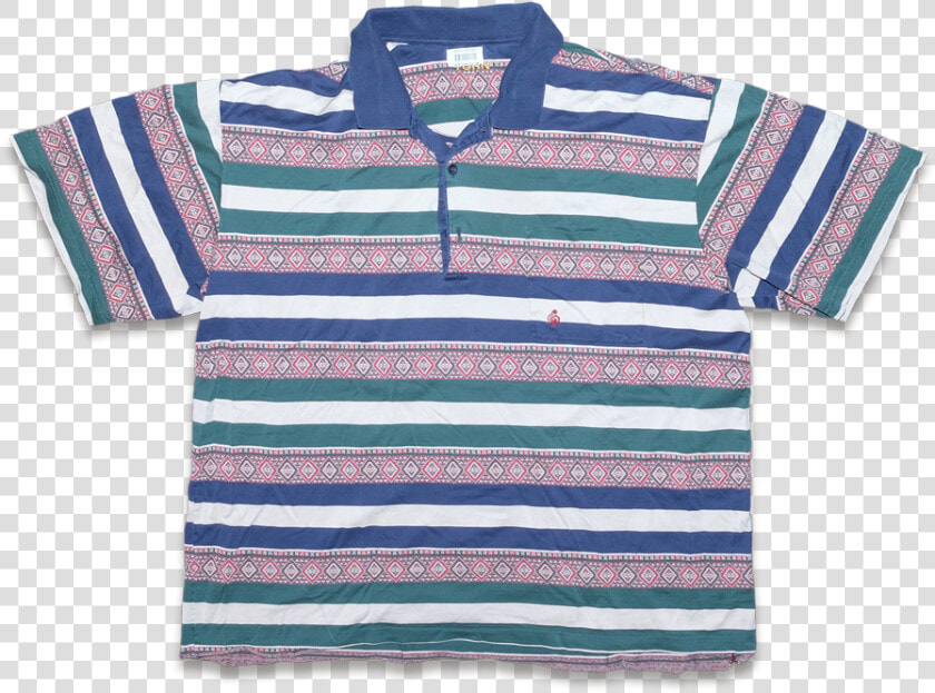 Vintage Pattern Polo Medium   Polo Shirt  HD Png DownloadTransparent PNG