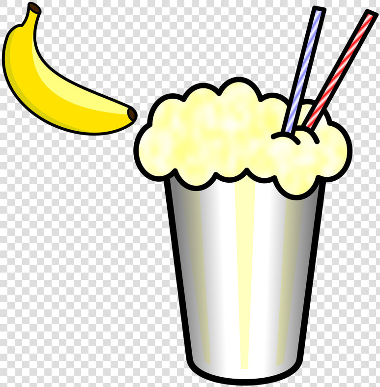 Banana Smoothie Clipart Transparent   Banana Smoothie Clip Art  HD Png DownloadTransparent PNG