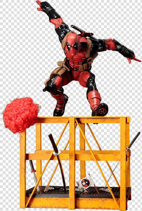 Super Deadpool Artfx Statue  HD Png DownloadTransparent PNG