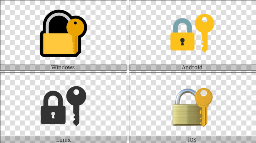 Closed Lock With Key On Various Operating Systems  HD Png DownloadTransparent PNG