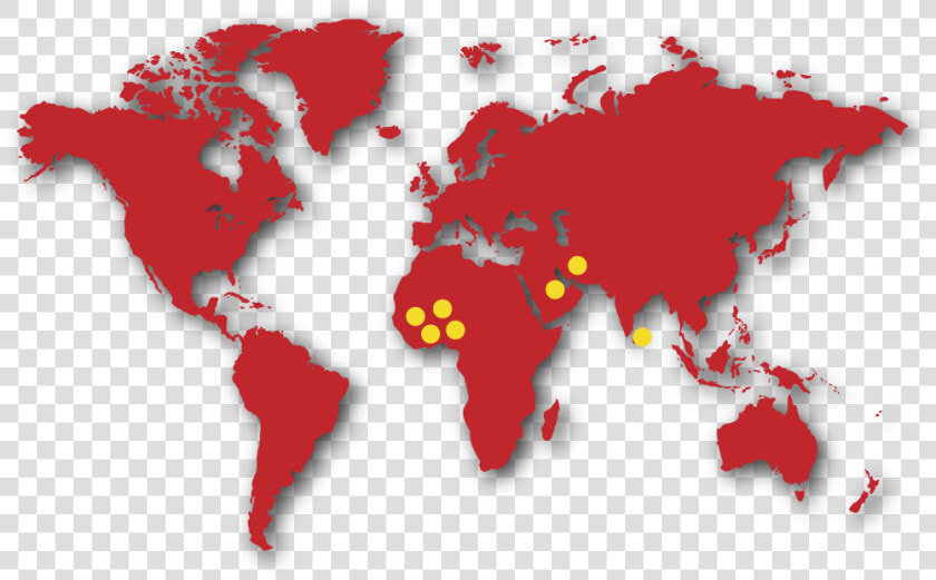 Minah Tea Exports   Gcc In World Map  HD Png DownloadTransparent PNG