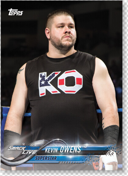 2018 Topps Wwe Kevin Owens Base Poster  HD Png DownloadTransparent PNG