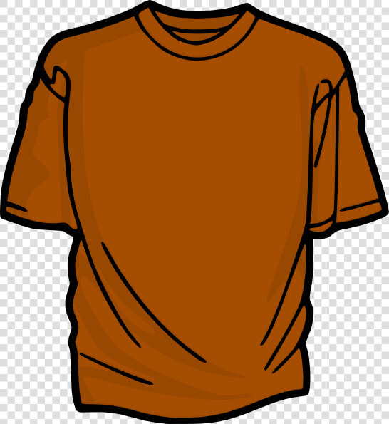 Orange T shirt Svg Clip Arts   Orange Shirt Clipart  HD Png DownloadTransparent PNG