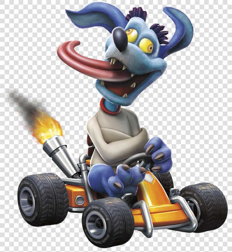 Ctr Illus Primary Ripperroo Final   Crash Team Racing Roo  HD Png DownloadTransparent PNG