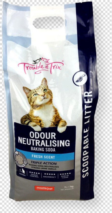 Trouble  amp  Trix Baking Soda Cat Litter  HD Png DownloadTransparent PNG