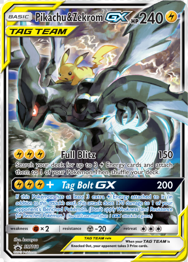 Pikachu And Zekrom Gx Tin  HD Png DownloadTransparent PNG