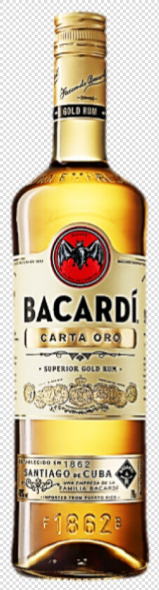 Bacardi Carta Oro 700ml   Bacardi Carta Oro Rum  HD Png DownloadTransparent PNG