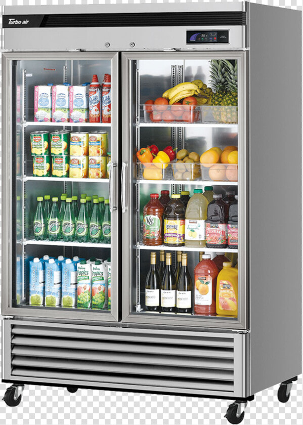 Turbo Air Tsr 49gsd N Super Deluxe Glass Door Refrigerator   Tsr 49gsd N  HD Png DownloadTransparent PNG