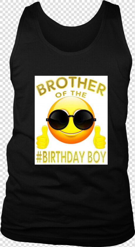 Gift Emoji Png Brother Of The Birthday Boy Cool Emoji   Active Tank  Transparent PngTransparent PNG