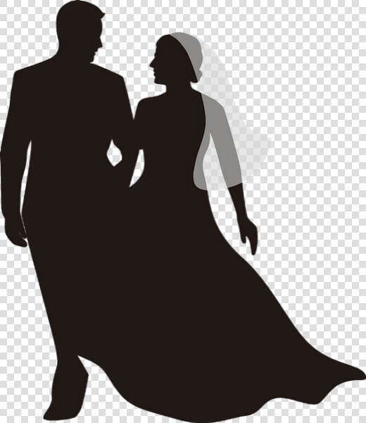 Mariage  Silhouette Png  Mariés  Couple   Love Marriage Percentage In India  Transparent PngTransparent PNG