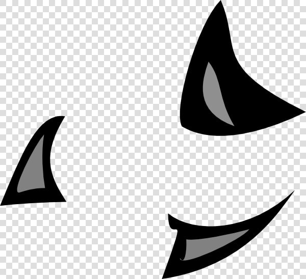 Transparent Fish Clipart Black And White   Fish Fins Clipart  HD Png DownloadTransparent PNG