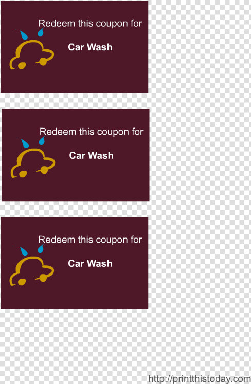 Car Wash Coupon Template 15 Free Free Car Wash Ticket   Blank Free Car Wash Coupon  HD Png DownloadTransparent PNG