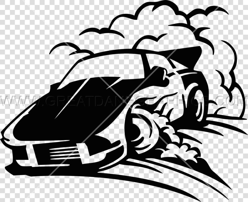 Drift Smoke Clipart Clipground Bike Clip Art Black   Drifting Car Clipart  HD Png DownloadTransparent PNG