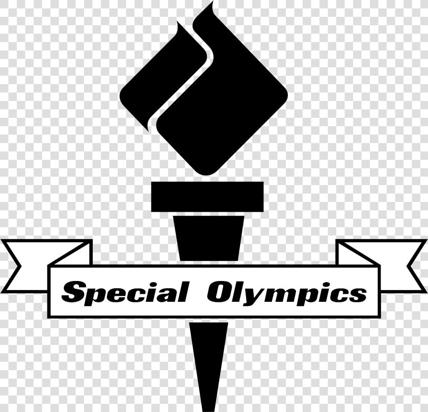 Special Olympics Logo Black And White   Clipart Special Olympics Torch  HD Png DownloadTransparent PNG