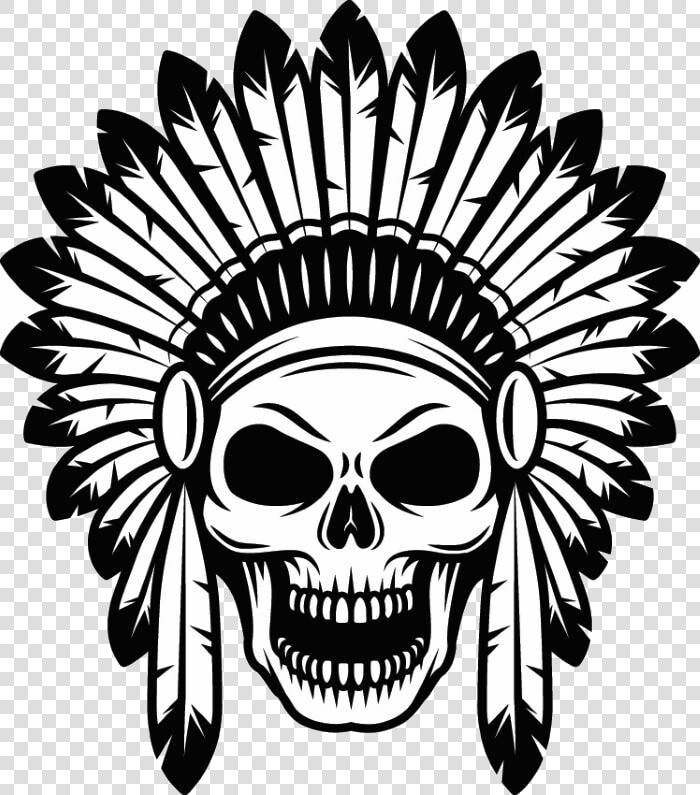 Transparent Tribal Skull Png   Native American Skull  Png DownloadTransparent PNG