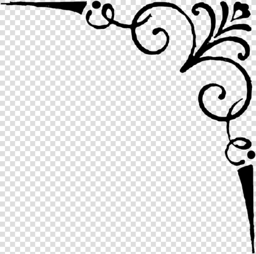 Corner Filigree Png   Corner Filigree Svg Free  Transparent PngTransparent PNG