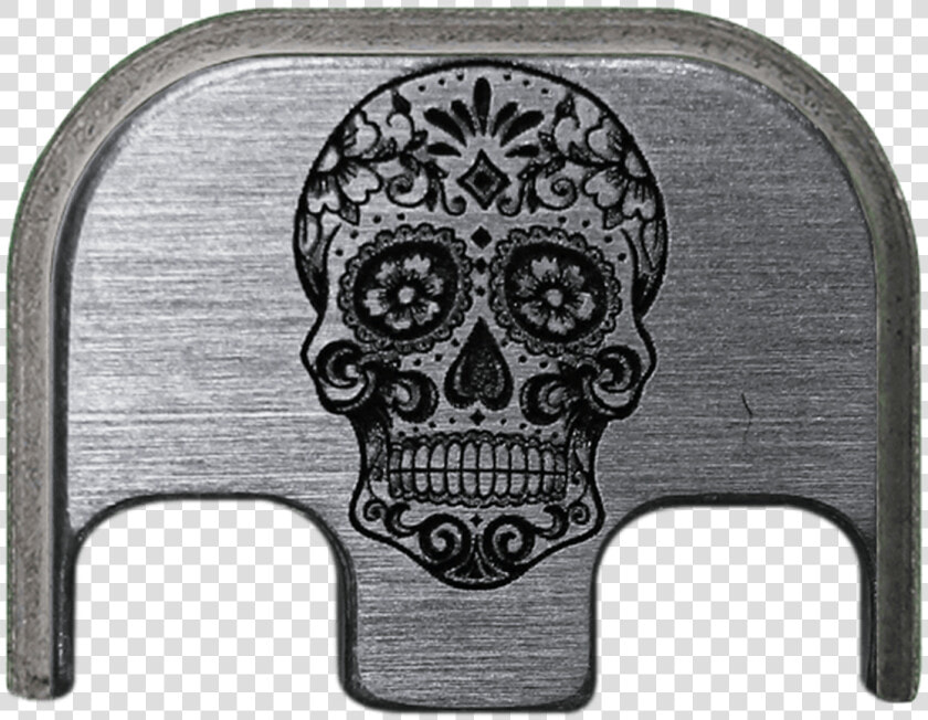 Titanium Back Plate   Sugar Skull Template Printable Free  HD Png DownloadTransparent PNG