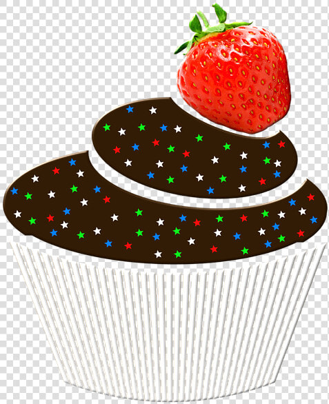 Muffin  Fruit  Strawberry  The Sweetness  The Cake   Muffin  HD Png DownloadTransparent PNG