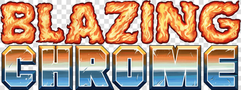 Blazing Chrom Logo   Blazing Chrome Game Logo  HD Png DownloadTransparent PNG