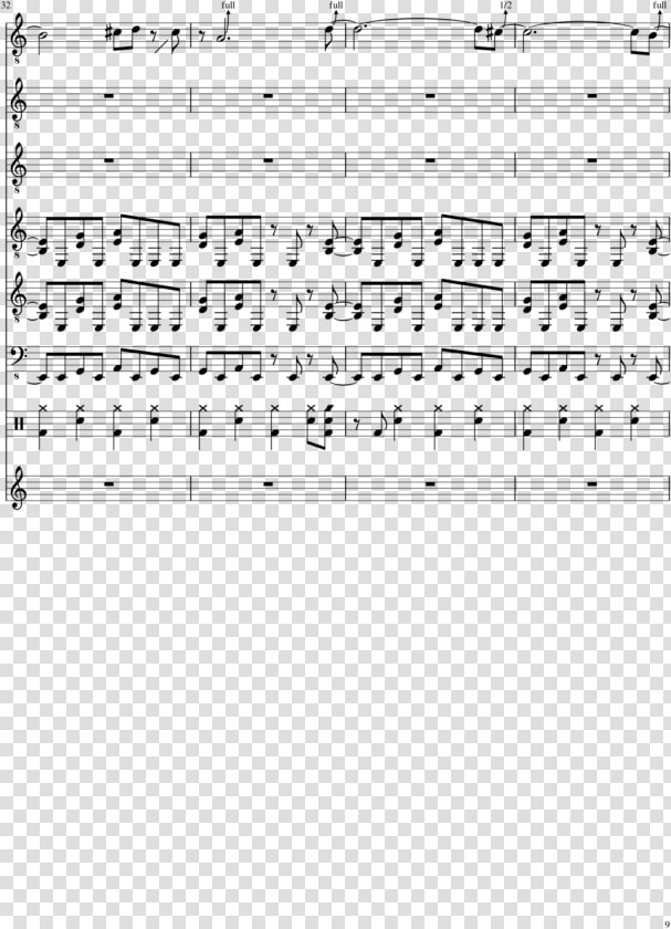 Gray No Theme Slide  Image   Sheet Music  HD Png DownloadTransparent PNG