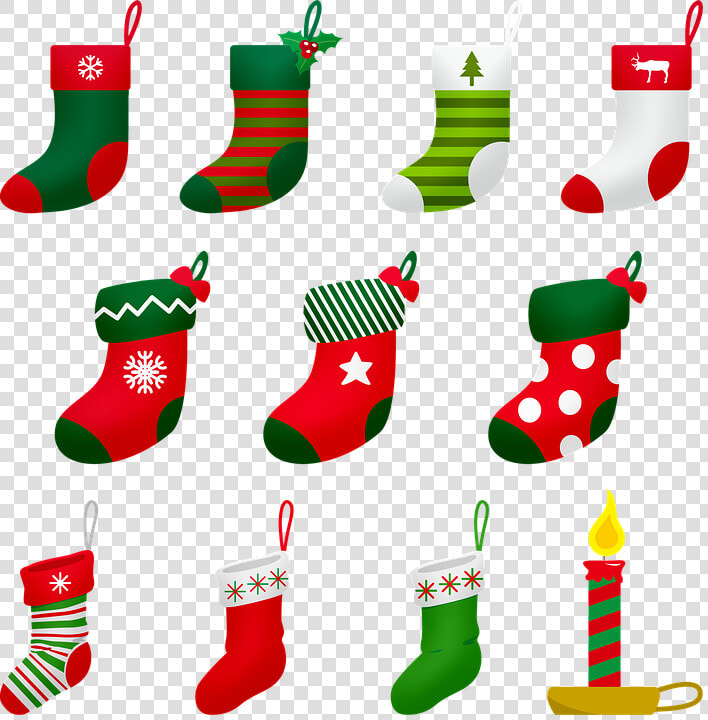 Christmas Stocking  Christmas Candle  Christmas  Advent   Christmas Day  HD Png DownloadTransparent PNG